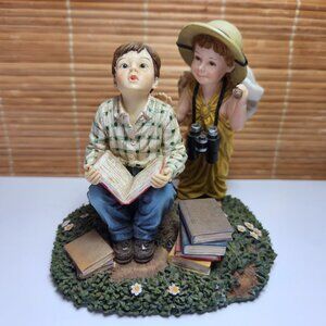 Demdaco Prayers and Promises Figurines Appreciate the Simple Things Vintage 2002